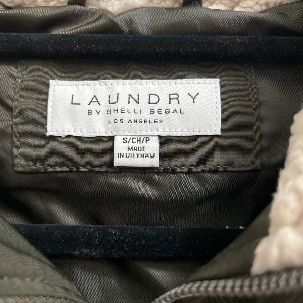Laundry By Shelli Segal Olive Quilted Puffer Jacket - Picture 2 of 2